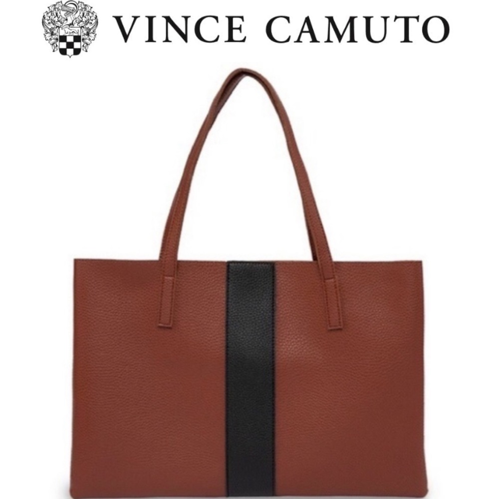 NEW VINCE CAMUTO Tote Vegan Pebbled Leather Gift